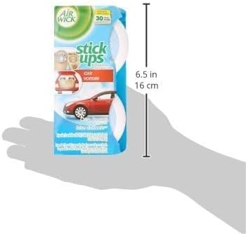 Air Wick Stick Ups Car Air Freshener, Crisp Breeze, 2ct (Packaging May Vary)