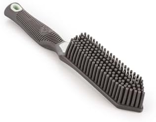 Detail Factory Pet Hair Brush for Car Interior, Rubber Bristle Fur Remover for Carpet, Upholstery, Seats, Cargo Areas & Pet Beds, Light Green