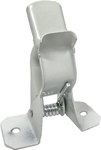 Black Duck Brand White Spring Grip Clamps, Mop and Broom Clamp Holder for Shovel, Rake, Broom, Mop, Etc. (40, Standard)