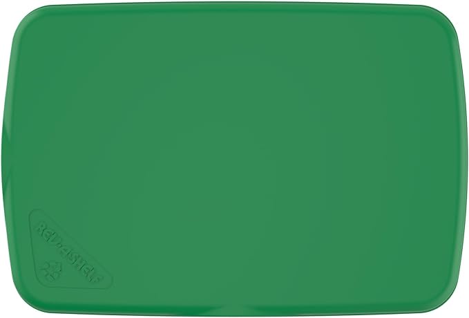Rev-A-Shelf 32 Qt Under Sink Garbage Can Lid for Base Kitchen and Bathroom Cabinet, Replacement Plastic Trash Bin Lid Only, Green, RV-32-LID-G-1-40