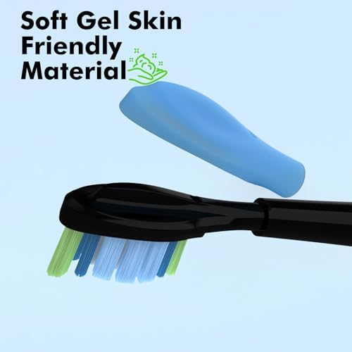 Replacement Toothbrush Heads for Philips Sonicare Toothbrush, 10 Pack Black | Tooth Brush Heads for C3 G3 W3 C2 G2 and More Click-on Handles
