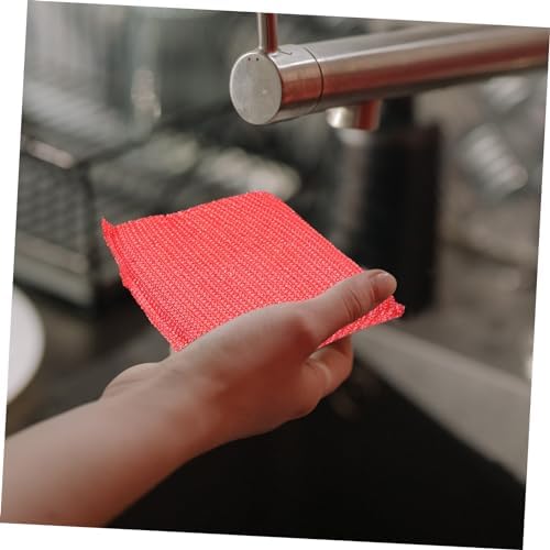 INOOMP 12pcs Non Scratch Dish Scrub Sponges for Kitchen Soft Flexible Nylon and Sponge Cleaning Pads Scratch Design for Washing Dishes and Hard Surfaces for Daily Use