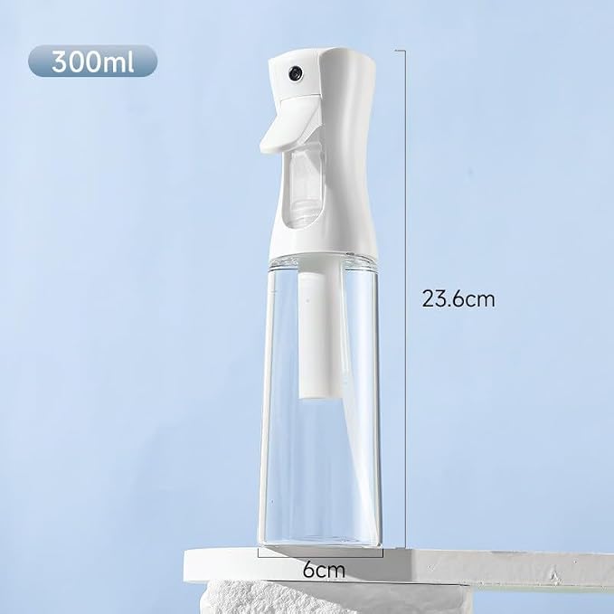 Continuous Mist Spray Bottle, 300ml/10.1oz (Clear, 10.1OZ/300ml)