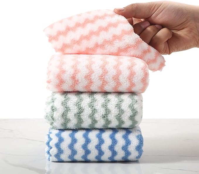20 Count Replacement Cloths for Snap Grip Mini Mop, Wet and Dry Cleaning Pads for Cabinet, Wall, Window and Floor Cleaning, Reusable Washable Microfiber Refill, 8" x 6"