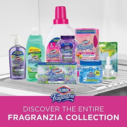 Clorox Fraganzia Crystal Beads Air Freshener, Morning Sky, 12 Fl Oz, 12-Pk | Gel bead formula, long-lasting scent, no spray or mess, home car and office use