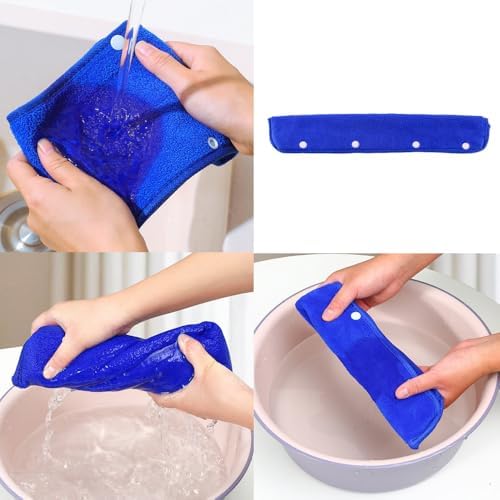 2 Pack Floor Squeegee Broom Cover Wrap Mop Sweeping Cloth Baseboard Cleaner Tool Adapter Converter for Multifunction Magic Broom Floor Squeegee Brooms Rubber Garage Shower Floor Scrubber