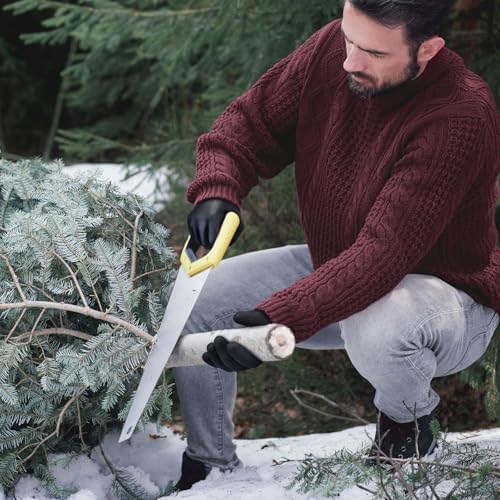 KAYGO Winter Work Gloves, Non-Slip Thermal Latex Coated | Warm & Lightweight, Excellent Grip for Freezer, Gardening, Cleaning, Washing Car,for Men & Women