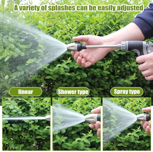 Aquoxis Pressure Washer, 15X More Powerful Extreme Water Pressure Tool with Steel Power, Qinux Aquoxis Sprayer for Waterpipe, High Pressures Water Jet with Foam Pot, Generic Aquaxis Aqui Green E