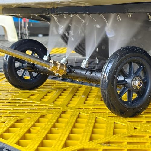 Tool Daily Pressure Washer Undercarriage Cleaner 16 Inch, 2 Extension Wands | Undercarriage Pressure Washer Attachment, Under Car Wash, 1/4" Quick Connect, 4000 PSI