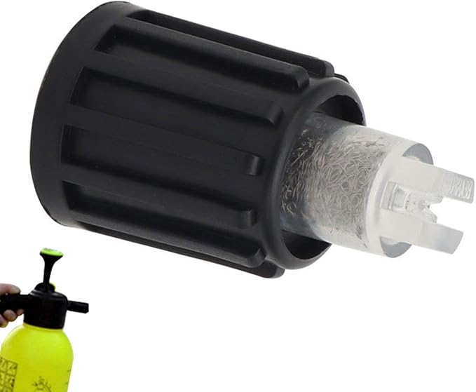 Foam Nozzle - Manual Pressurized Sprayer Pump | Water Bottle Spray Nozzles | Snow Foam Lance for Car Wash Automotive Detailing Rims Engine Compartments and Garden Watering Cleaning Tool