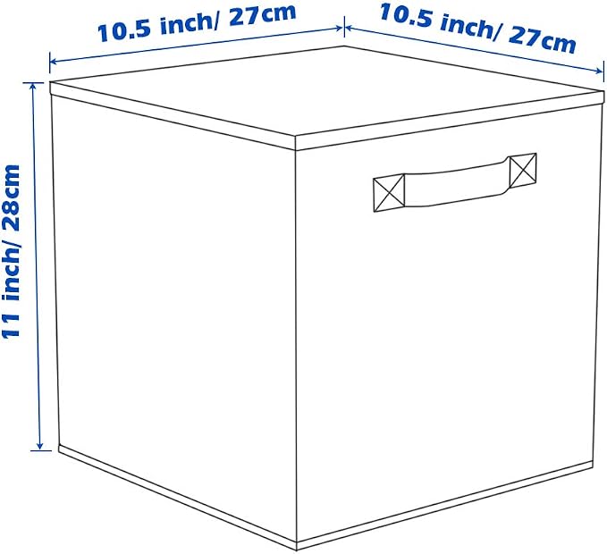 ShellKingdom Storage Bins, Foldable Fabric Storage Cubes And Cloth Storage | Storage Organizer For Closet And Toys, 10.5x10.5x11 INCH, 6 Pack (Forest Green)