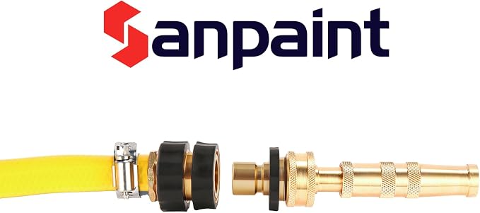 3/4 Inch Garden Hose Quick Connector, Male and Female Quick Connect Hose Fittings, 2 Set | Male and Female Quick Connect Hose Fittings,