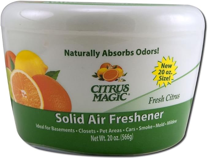 Citrus Magic Solid Air Fresheners, Fresh Citrus, 20 Ounce