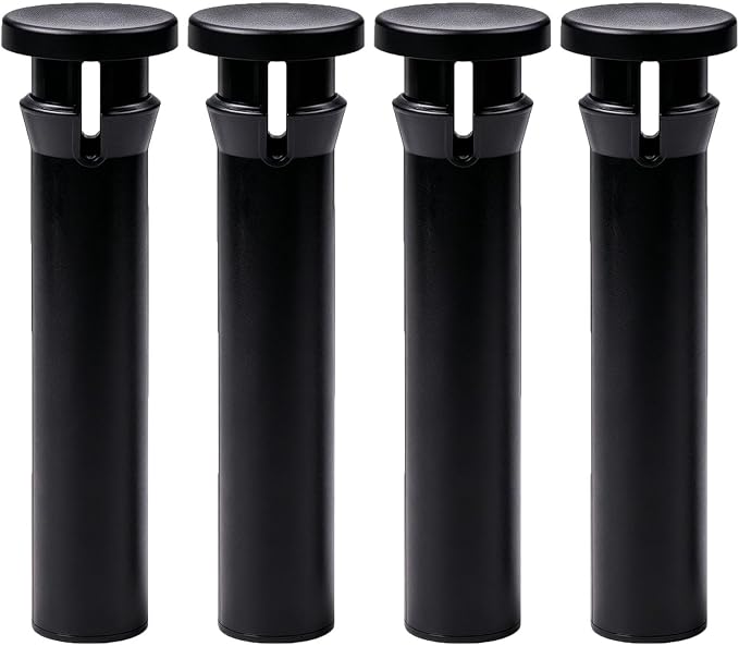 4 Pack Heavy Duty Wheelie Trash Can Bin Lid Hinge Pins Fit for Rehrig Sierra Huskylite 95-Gallon Wheeled Trash Can Lids Latch Stronger for Outdoor Household Commercial Wheelie Trash Bins Accessories