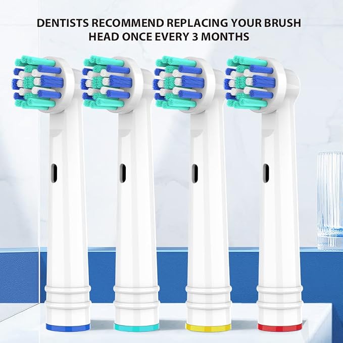 Replacement Toothbrush Heads for Oral B Braun(Individually Packaged),16 Pack Professional Electric Toothbrush Heads Compatible with Oral B 7000/Pro 1000/9600/ 5000/3000/8000 (8 Count)