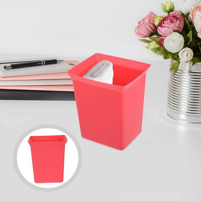 Plastic Cleaning Caddy Stackable Organizer Bin for Hotel Housekeeping Tasks | Large Capacity, Integrated Tool Bar, Easy to Clean, Tidy and Organized Space