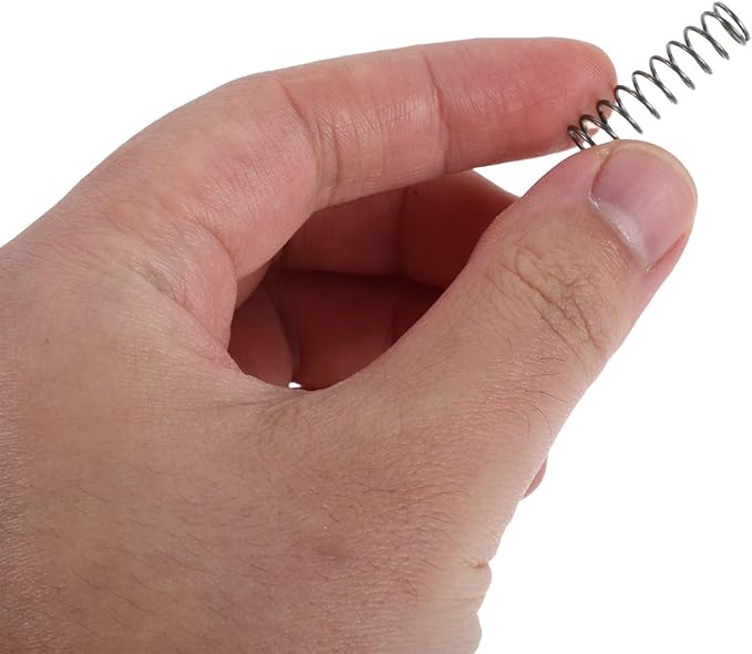 Operitacx 10pcs Stainless Steel Compression Springs for Pressurized Sprayer - 0.7mm Wire Dia x 7mm OD x 25mm Length - Spring for Pneumatic Nozzle, Spray Bottle