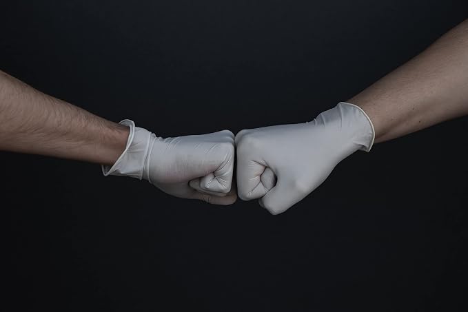 Inspire Medical Exam Gloves | Powder Free Stretch Vinyl Gloves | Disposable Gloves Disposable Latex Free Gloves | Cooking Gloves Disposable Food Safe Food Prep Gloves Plastic Gloves Disposable