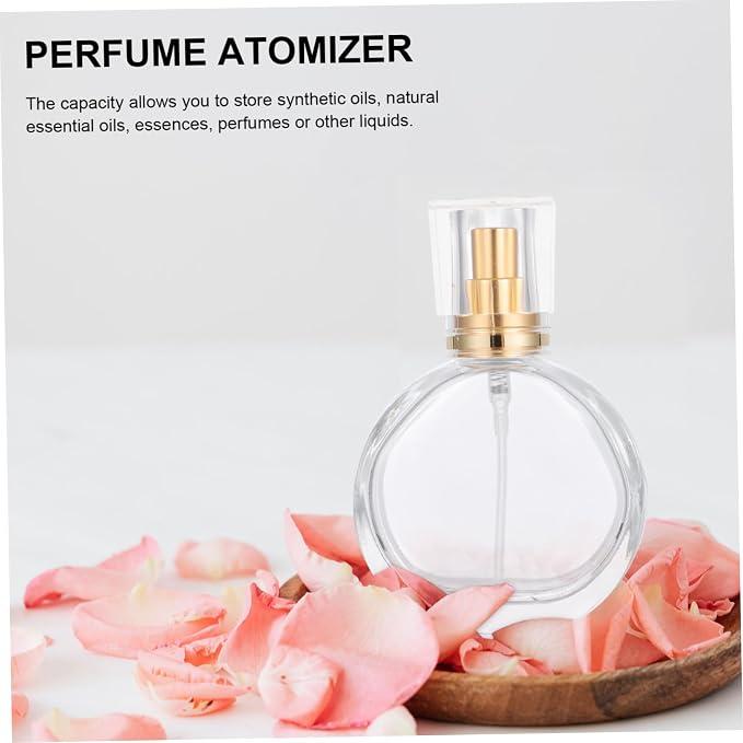 3pcs Refillable Perfume Bottles Travel Spray Bottles for Air Freshener Leakproof Glass Atomizer for Home Travel