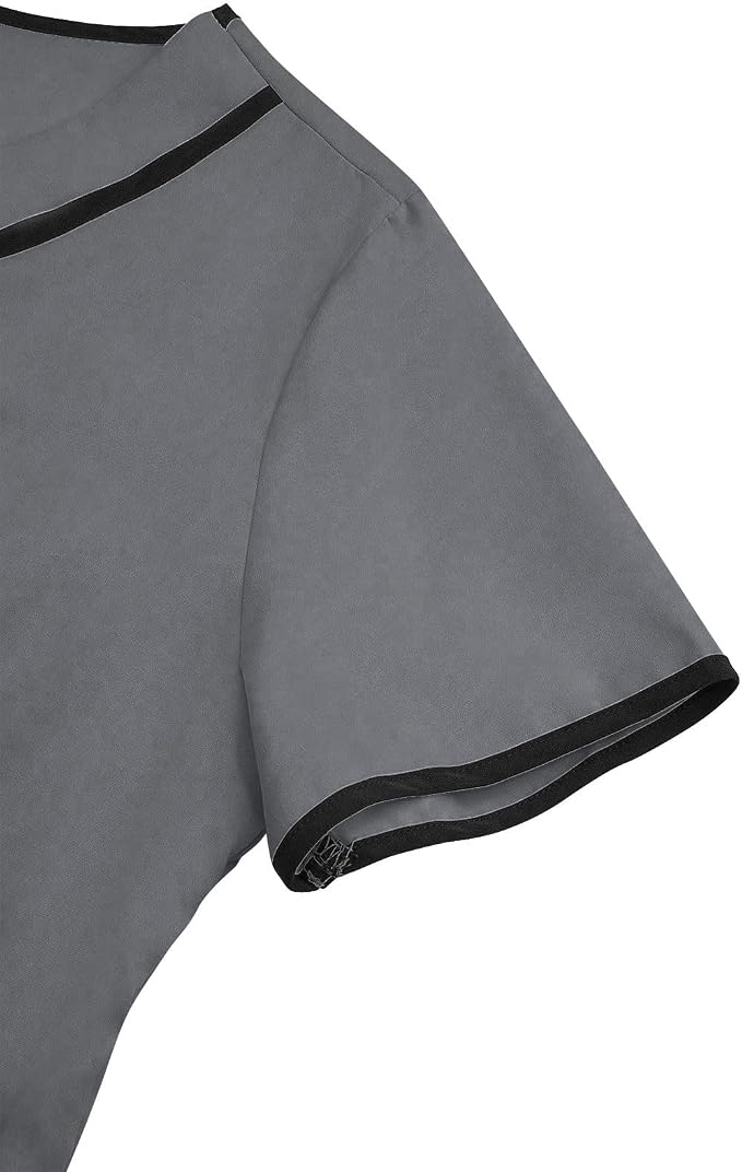 Housekeeping Uniforms - Women Lightweight Stretchy Scrubs for Cleaning Job, Breathable & Easy Care & Moisture-Wicking