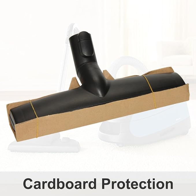 Horsehair Bristles Floor Brush Compatible with Miele C1 C2 C3 CX1 S1 L1 M1 Vacuum Cleaners, 12" Hardwood Floorhead Vacuum Attachment with Soft Wheels for Hard Floor Cleaning