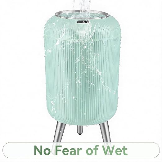 Touchless Sensor Bedroom Trash Can with Lid,Small Wastebasket(Blue) | Automatic Diaper Garbage Can,Convenient and Hygienic Easy to Use,Mini Motion Sensor Trashcan for Office/Bathroom/Outdoor/Dorm