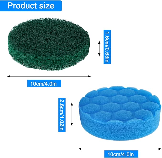 Electric Spin Scrubber Replacement Brush Heads Set, 10 Piece Replacement Brush Cleaning Kit for Cordless Power Scrubber, for Household Cleaning Brushes Kitchen Bathroom Floor Tile Car