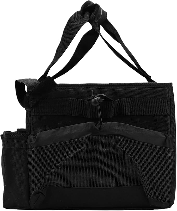 Sanpyl Large Cleaning Caddy, Wearable Cleaning Bag with Handle, Shoulder Strap, Supplies Bag for Housekeeping, Janitorial, Tool, Portable Organizer