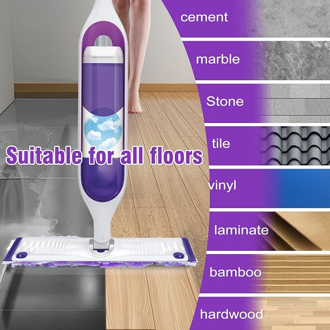 20 Pack Power Mop Refill Pads for Swiffer Power Mop,Disposable | Multi-Surface &Wood Mopping Pad Refills, Swifter Wet Pad Refills, Replacement Mop Pads for Multi-Surface Wood Floor Cleaning