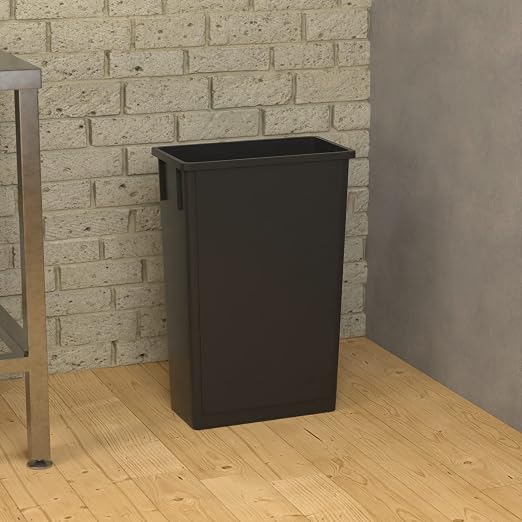 23 Gallon Black Slim Jim Trash Can