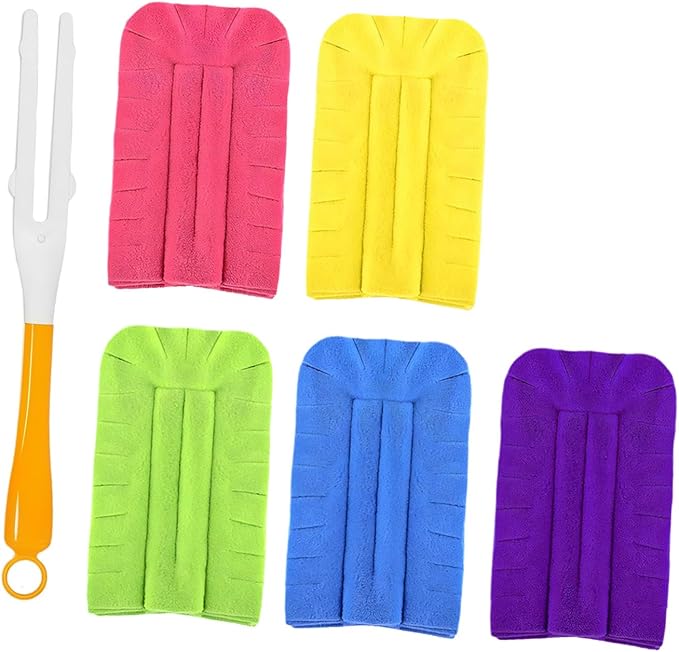 Washable Dusting Set Complete Rotation for Every Marks Needs on Surfaces Floors Household Supplies