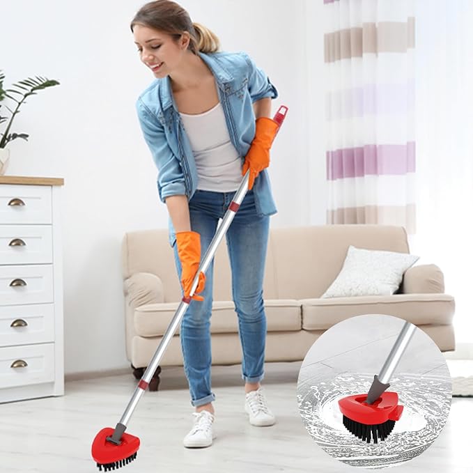 Small 1 Pack Scrub Brush Replace Head ONLY for O Cedar RinseClean 2-Tank Spin Mop, NOT for EasyWring 1-Tank System