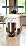 MRBIN Metal Bathroom Motion Sensor Trash Can with Lid, 5.3 Gallon Wine Glass Shaped Automatic Waste Basket Touchless, Smart Round Tall Garbage with High Leg for Office, Bedroom, Kitchen, Cream White
