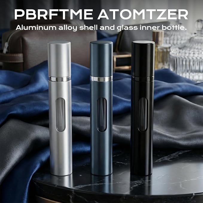 Perfume Travel Refillable, Bottom Filling Fragrances atomizer sprayer | 3PCS 10ml travel bottle for perfumes, Mini Cologne Dispenser,Portable Sprayer, Perfect Travel Size Essentials for Men & Women