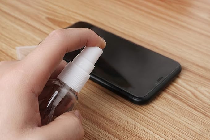 2 Pack Small Spray Bottles 1oz Clear Plastic Empty Refillable Mini Spritzer | Water Essential Oils Perfume Atomizer Spray Bottle, Fine Mist Travel Size Spray Bottles for Face Cleaning Gardening Skin Care