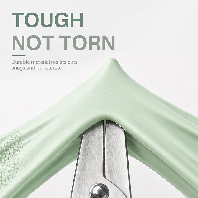 Cleaning Rubber Gloves, Waterproof Non-Slip Long Cuff Dishwashing Household Kitchen Gloves