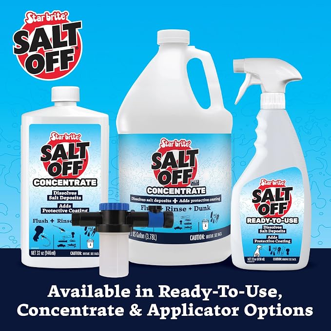 STAR BRITE Salt Off Remover & Marine Engine Flush Kit