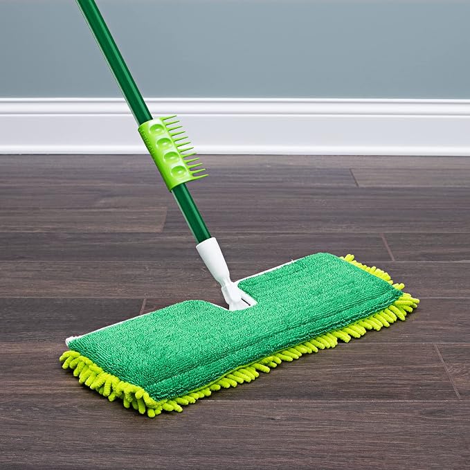 Libman 2-Sided Microfiber Mop Refill Heads, 4 Pack | Double-sided microfiber dust mop replacement heads; case pack of 4.