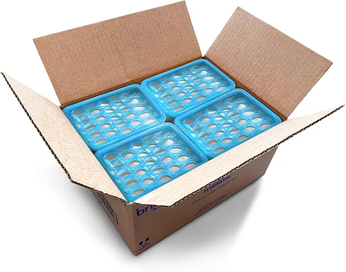 Bright Air, Cool & Clean, 2-in-1 Moisture Absorber & Odor Eliminator, Case of 4, Lasts up to 60 Days Each
