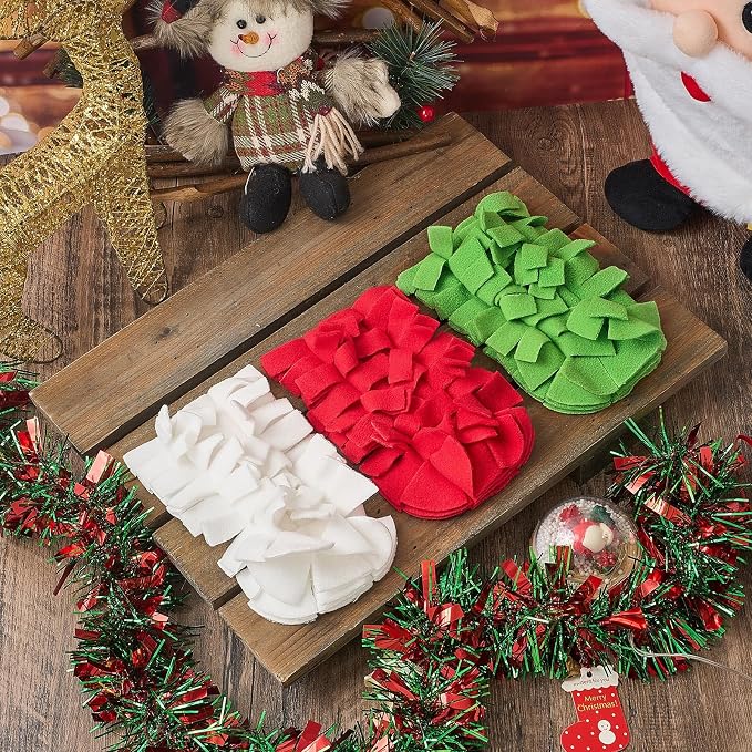 Zubebe 12 Pcs Reusable Duster Refills Fleece,Red,White,Green | Soft Polyester Fiber Flat Duster Refill Multi Surface Washable Cleaning Pad Tools for Home, Blinds, Car, Pet, Furniture, Fans