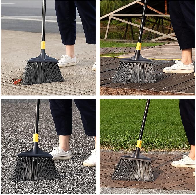 Yocada Commercial Broom Outdoor Indoor Commercial 3 PCS 54Inch (Pack of 3)
