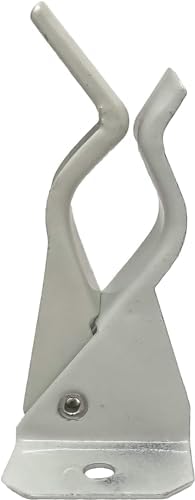 Black Duck Brand White Spring Grip Clamps, Mop and Broom Clamp Holder for Shovel, Rake, Broom, Mop, Etc. (40, Standard)
