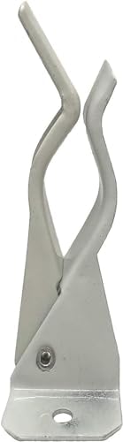 Black Duck Brand White Spring Grip Clamps, Mop and Broom Clamp Holder for Shovel, Rake, Broom, Mop, Etc. (40, Jumbo)