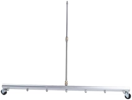 Zopsc Stainless Steel Water Broom, Pressure Washer Cleaner with 1/4Inch Quick Connector, Power Washer Attachment for Concrete Driveway Patio Floor, 39.37Inch Wide Water Broom