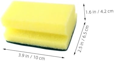 Ipetboom 10pcs Non Scratch Sponge Scrub Pads Kitchen Cleaning Sponges for Dishwashing Scratch Resistant Pot Scrubbers Multifunctional Bulk for Utensils and Surfaces