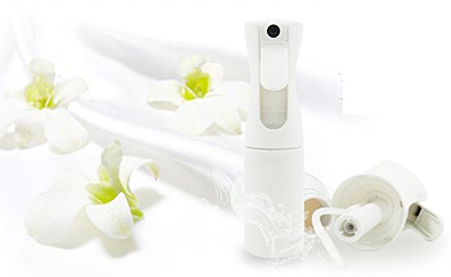 Mistifi Fine Mist Spray Bottle, 160 ml Continuous Mister,In Summer White | Non-aerosol refillable sprayer delivers a fine, continuous mist for hair styling, plants, cleaning, and daily use