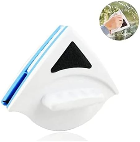 Septpenta Magnetic Window Cleaner, Triangular Design with Powerful Magnets, Double-Sided Glass Wiper, Scratch Cleaning for Double Glazed Windows, Energy Saving and Efficient