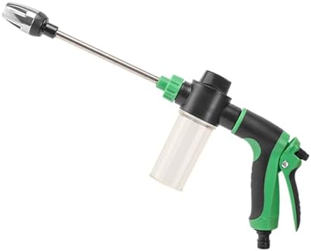 Aquoxis Pressure Washer, 15X More Powerful Extreme Water Pressure Tool with Steel Power, Qinux Aquoxis Sprayer for Waterpipe, High Pressures Water Jet with Foam Pot, Generic Aquaxis Aqui Green B