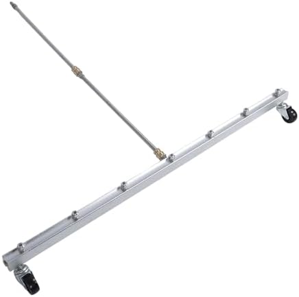 GOWENIC Pressure Washer Cleaner, 39.37inch Stainless Steel Water Broom with 1/4inch Quick Connector, Power Pressure Washer Attachment for Household Business Concrete Driveway Patio (for