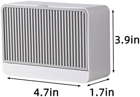 3 Pack Dust-Proof Soap Holder for Shower Wall, Adhesive Wall-Mounted Bar Soap Dish, No-Drill Plastic Soap Saver with Drain, xicveiuz White-Grey